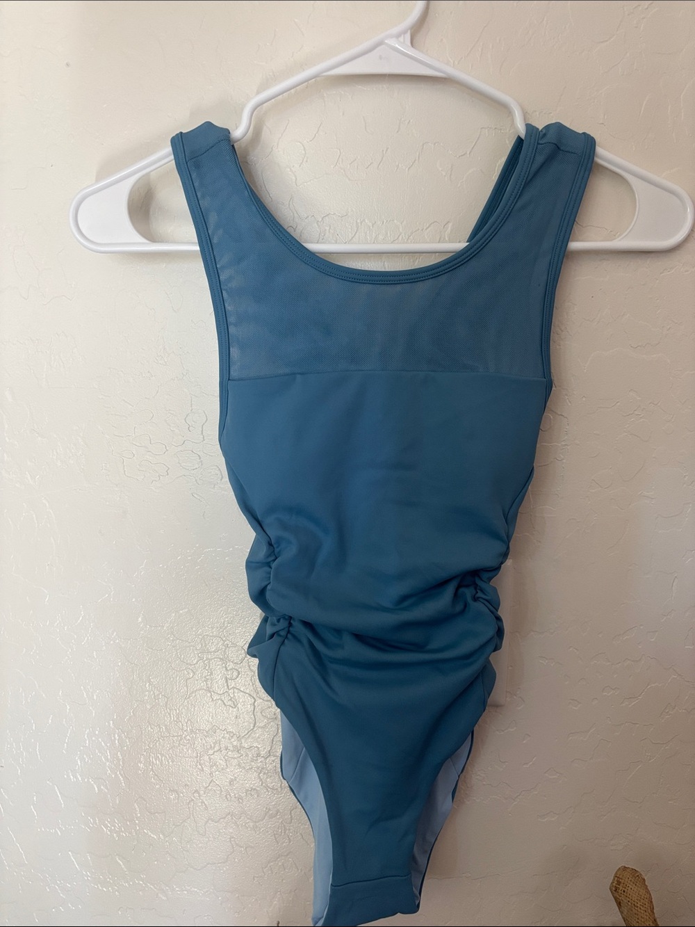 80%20 Women's One-Piece Swim Bodysuit in Teal Blue